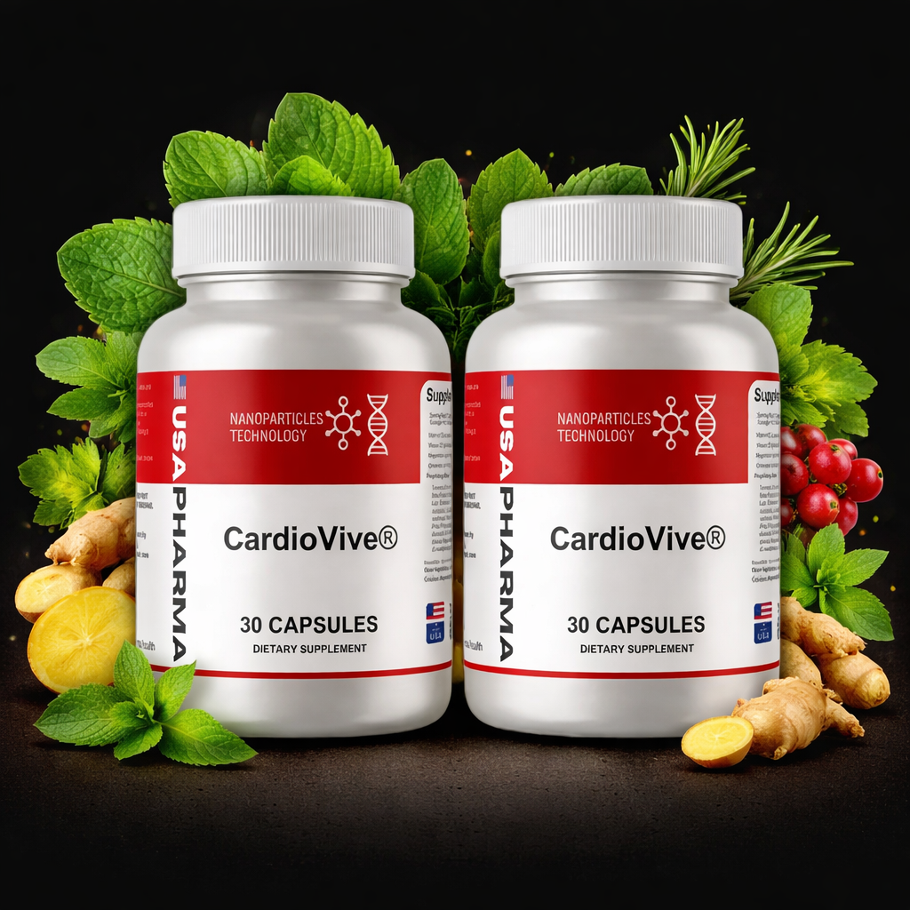 Cardiovive Male Vitality Supplement Bottle